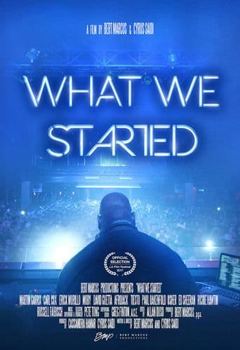 What We Started poster art