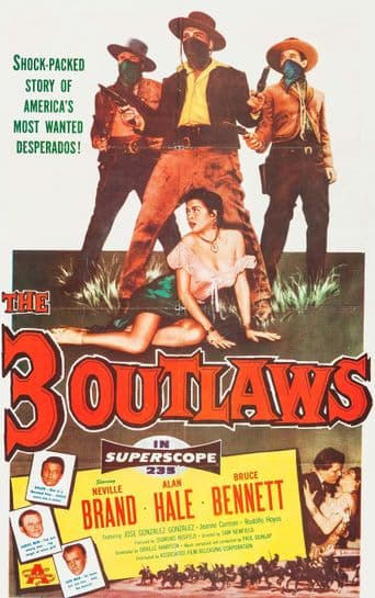 The Three Outlaws poster art