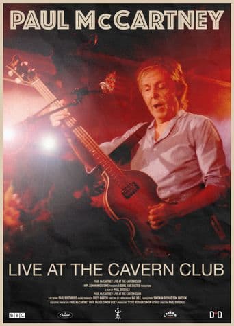 Paul McCartney at the Cavern Club poster art