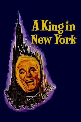 A King in New York poster art