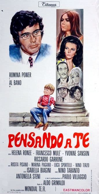 Pensando a te poster art