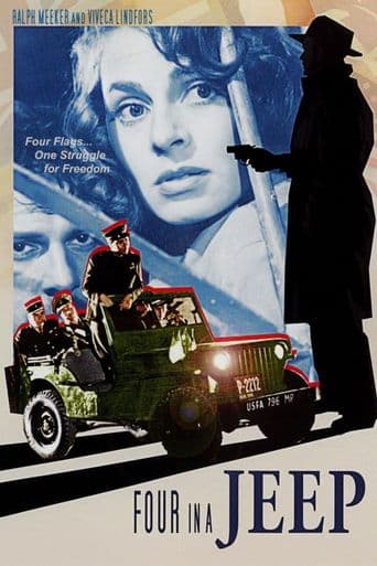 Four in a Jeep poster art