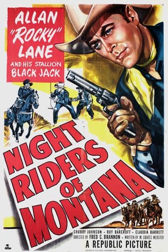 Night Riders of Montana poster art