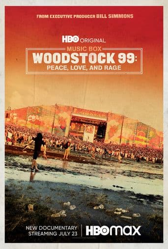 Woodstock 99: Peace, Love, and Rage poster art