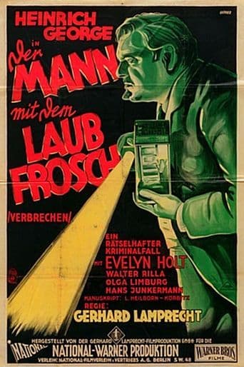 Der Mann mit dem Laubfrosch poster art