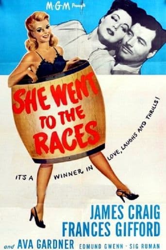 She Went to the Races poster art