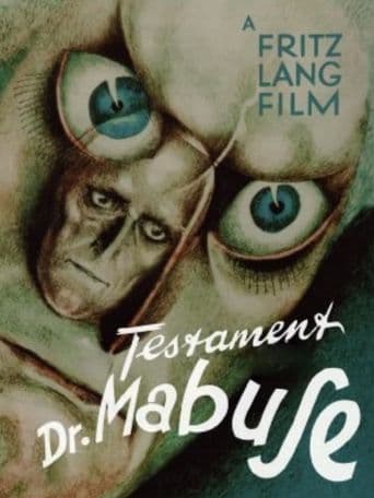 The Testament of Dr. Mabuse poster art