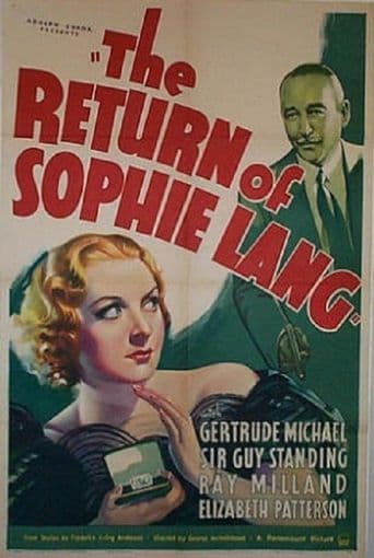 The Return of Sophie Lang poster art