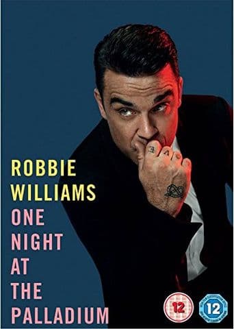 Robbie Williams One Night at the Palladium poster art