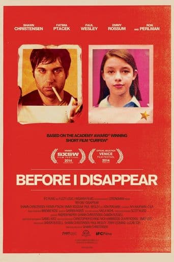 Before I Disappear poster art