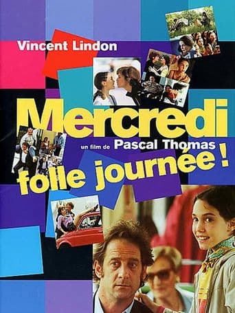 Mercredi, folle journée! poster art