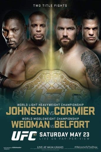 UFC 187: Johnson vs. Cormier poster art