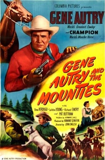 Gene Autry and the Mounties poster art