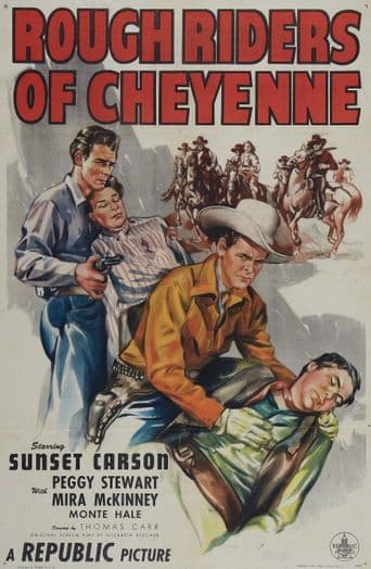 Rough Riders of Cheyenne poster art