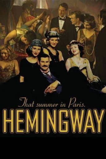 Hemingway vs. Callaghan poster art