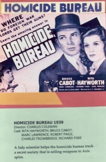 Homicide Bureau poster art