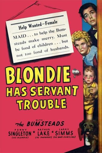 Blondie Has Servant Trouble poster art