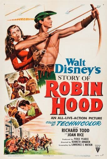 The Story of Robin Hood and His Merrie Men poster art