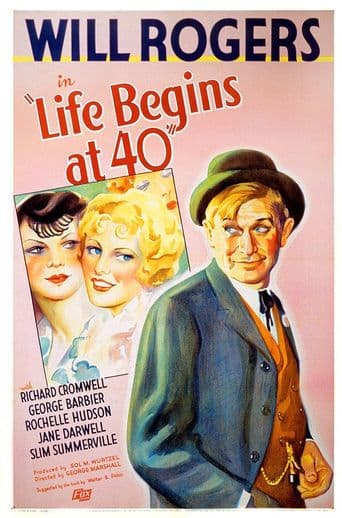 Life Begins at Forty poster art