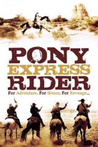 Pony Express Rider poster art