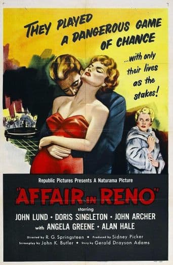 Affair in Reno poster art