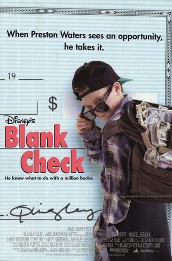 Blank Check poster art