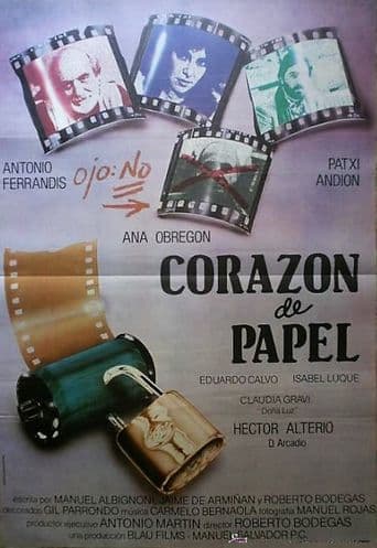 Corazón de papel poster art