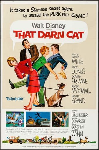 That Darn Cat! poster art