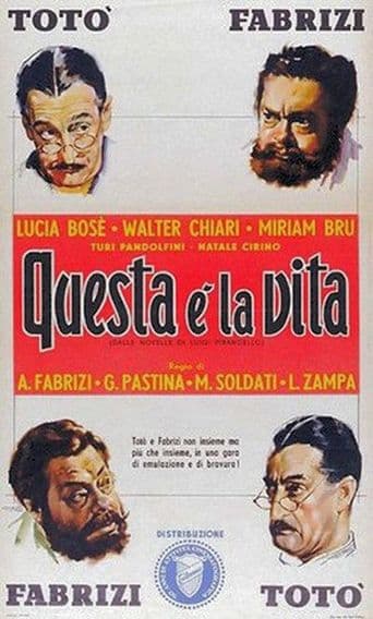 Questa è la vita poster art