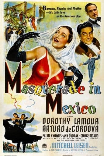 Masquerade in Mexico poster art