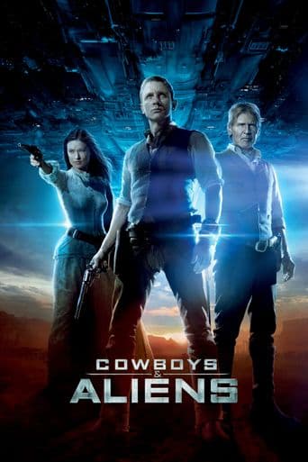 Cowboys & Aliens poster art