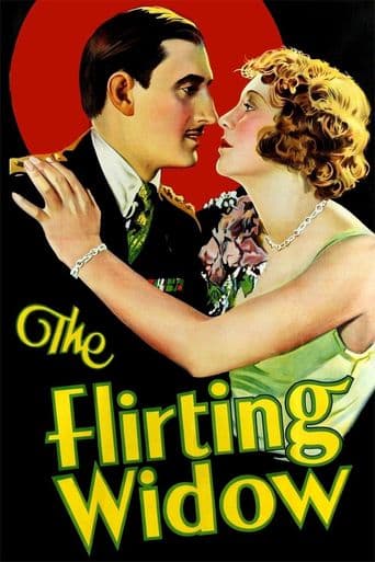 The Flirting Widow poster art