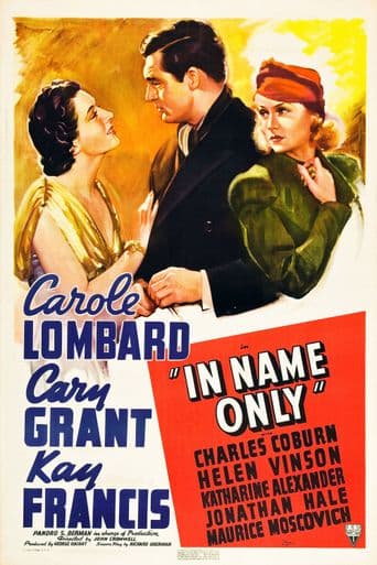 In Name Only poster art