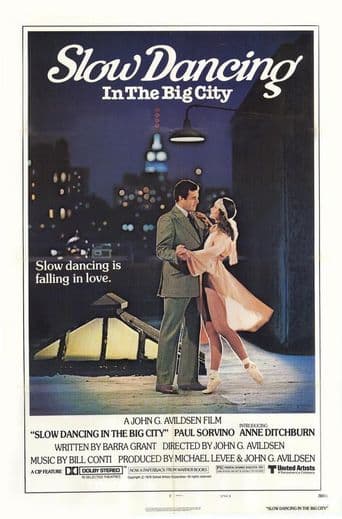 Slow Dancing in the Big City poster art