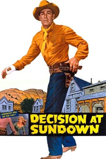 Decision at Sundown poster art