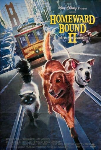 Homeward Bound II: Lost in San Francisco poster art