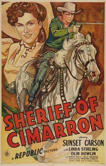 Sheriff of Cimarron poster art