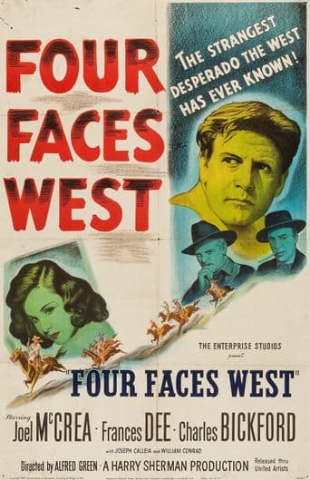 Four Faces West poster art