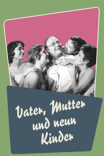 Vater, Mutter und neun Kinder poster art