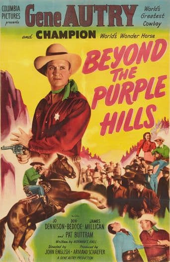 Beyond the Purple Hills poster art