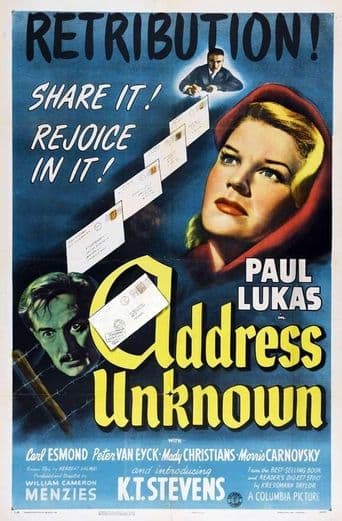 Address Unknown poster art