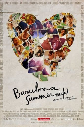 Barcelona Summer Night poster art