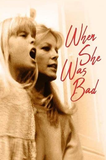 When She Was Bad poster art