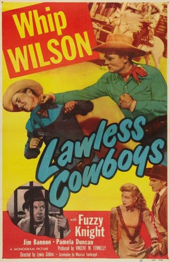 Lawless Cowboys poster art