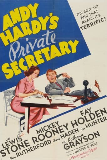 Andy Hardy's Private Secretary poster art