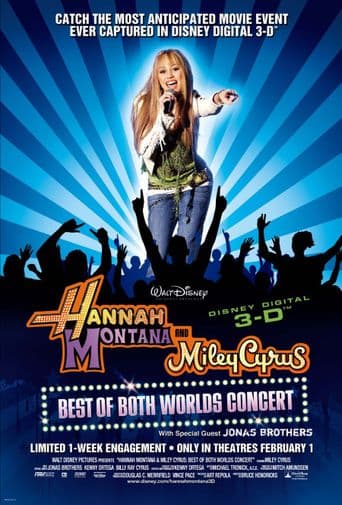 Hannah Montana and Miley Cyrus: Best of Both Worlds Concert poster art