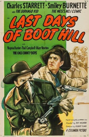 Last Days of Boot Hill poster art
