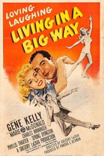 Living in a Big Way poster art