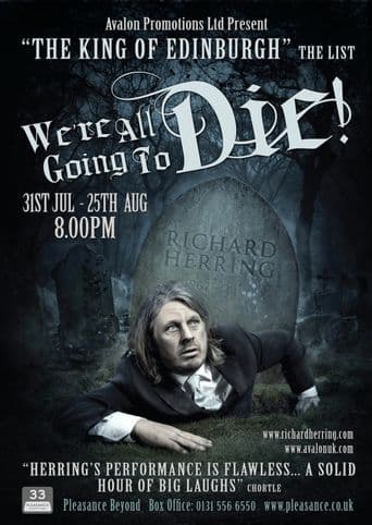 Richard Herring: We're All Going to Die poster art