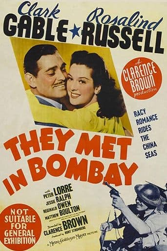 They Met in Bombay poster art